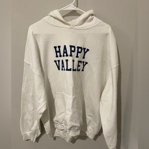 White Happy Valley Penn State hoodie